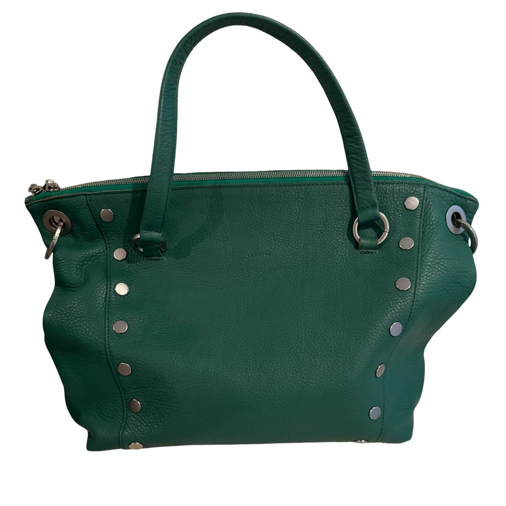 Hammitt Green Shoulder Bag with Silver Accents